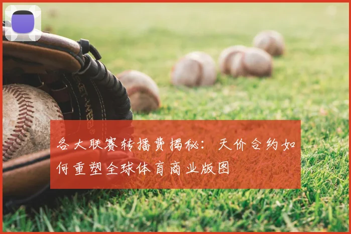 各大联赛转播费揭秘：天价合约如何重塑全球体育商业版图
