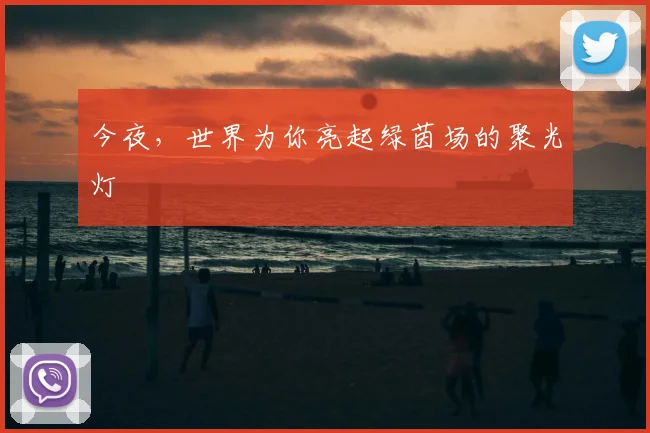 今夜，世界为你亮起绿茵场的聚光灯